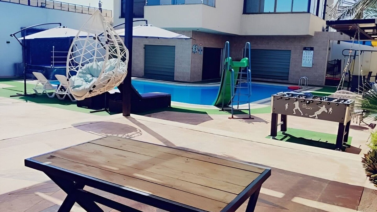 Amman Ski Chalet | Tala Villa Dead SeanPrivate 3 bedrooms chalet , private pool, kids playing area