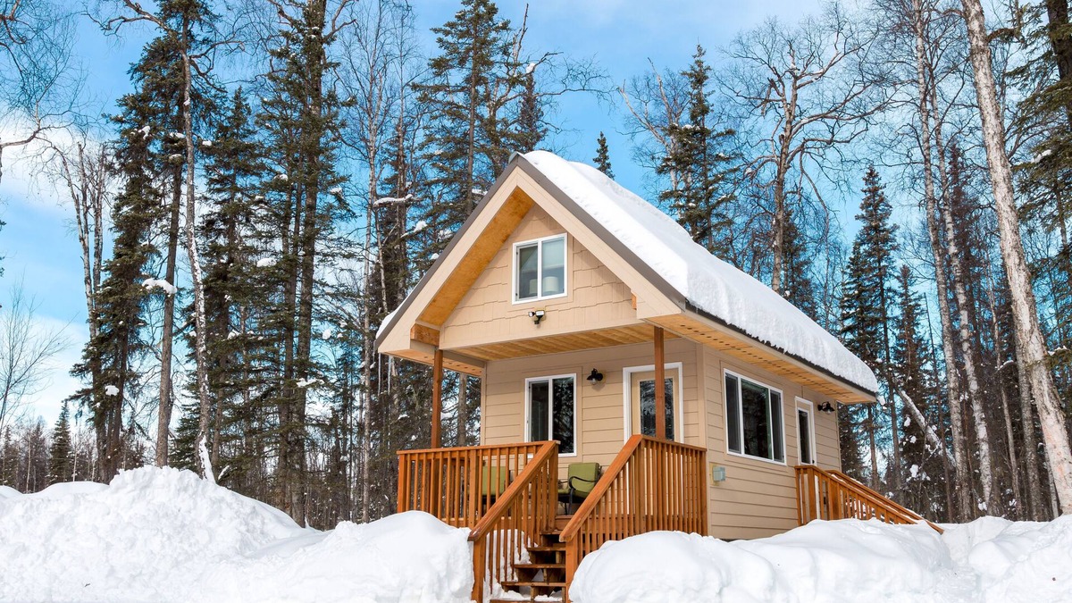 Talkeetna House | Talkeetna Tiny House Cabin Denali Indoor Sauna/firepit/bike/ski/multi-use trails