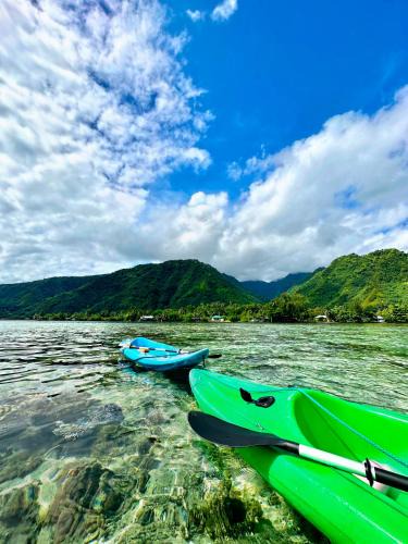 Taiarapu-Ouest Apartment | Teahupo'o Lodge Tahiti - Fare Terre et Mer - climatisé - canoe et paddle