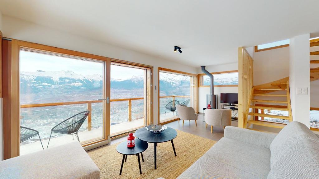 Sion Ski Chalet | Teddy's VIEW & QUIET chalet 6 pers