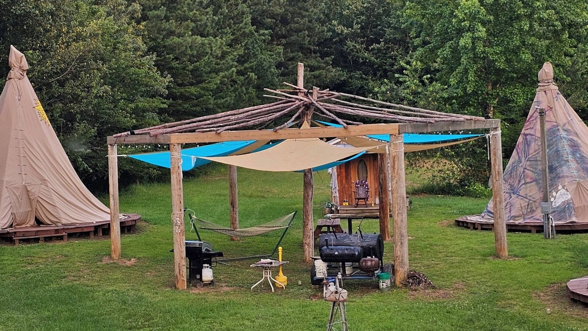 Benton RV Rental | TeePee Village, Valley of the Cherokee National Forest, Ocoee Hiwassee River