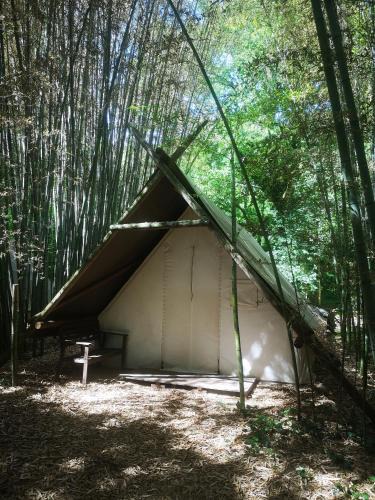 Montbrun Other | tente de trappeur au camping les cournoulises 2 à 4 personnes