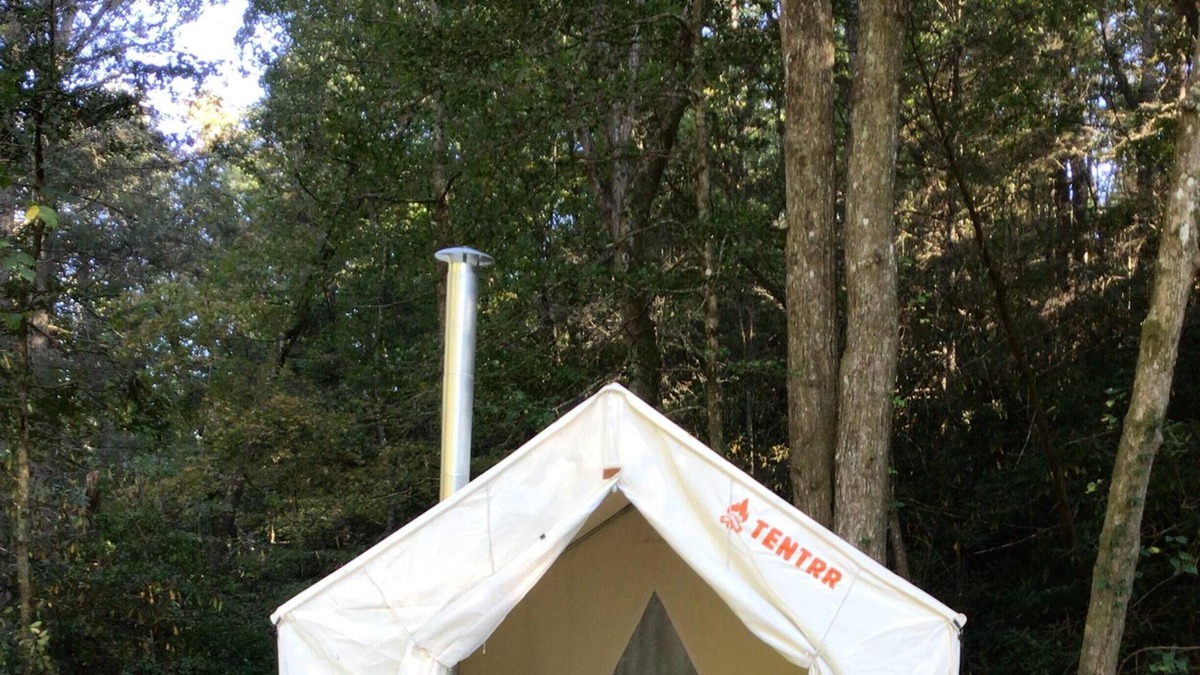 Turtletown RV Rental | Tentrr Signature Site - Wine Drops Creekside Camping #2 / McFarland Nights