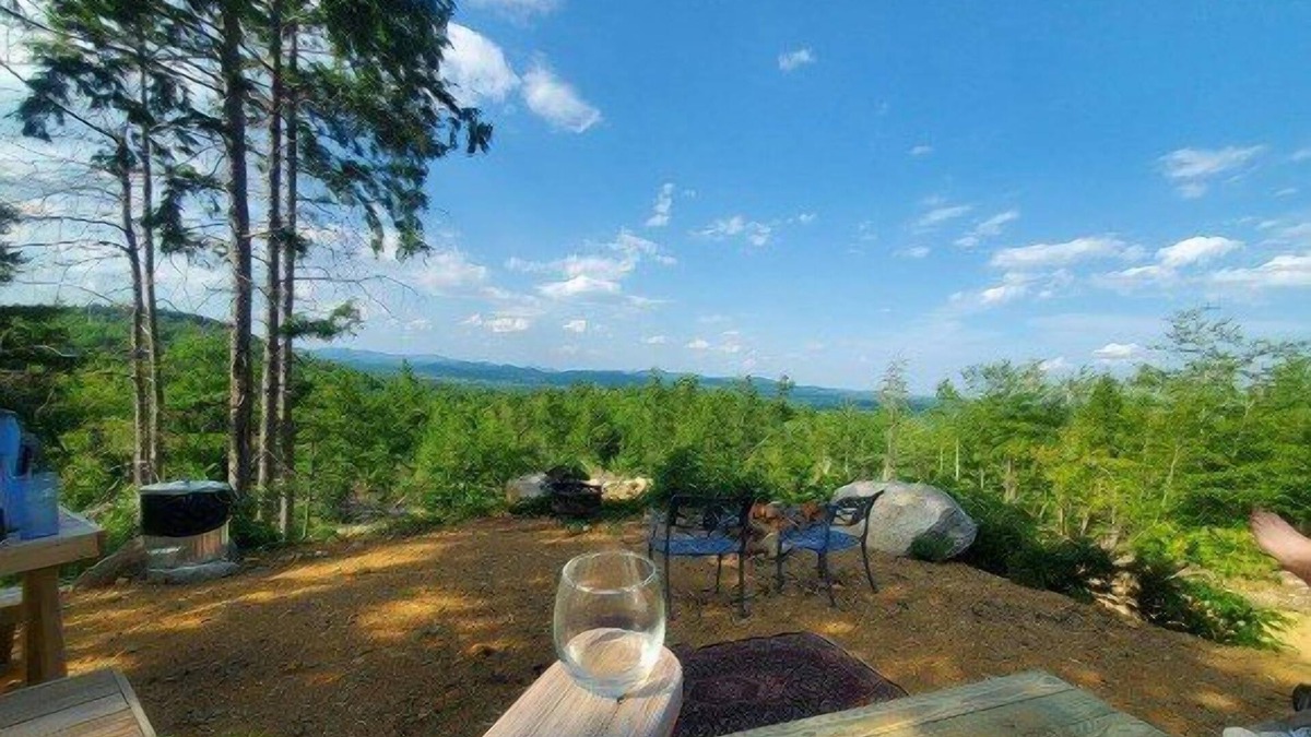 Buckfield RV Rental | Tentrr Signature Site - Secluded Mountain View in Buckfield Maine