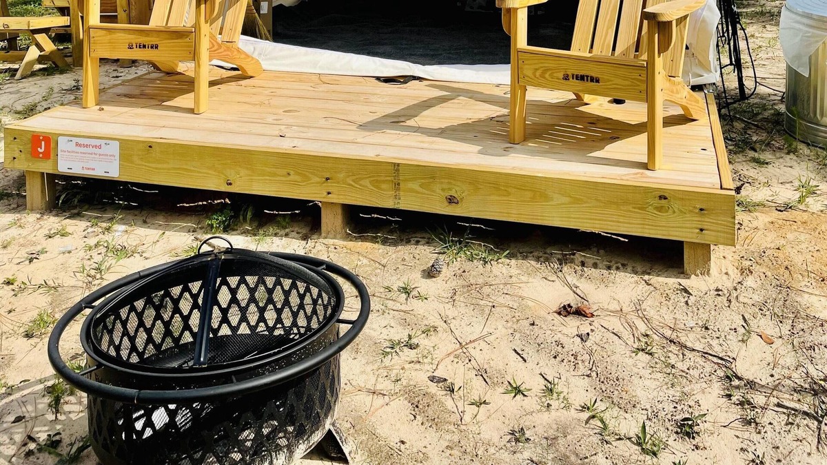 Lake Charles RV Rental | Tentrr State Park Site - Louisiana Sam Houston Jones State Park - Woodland J Dou