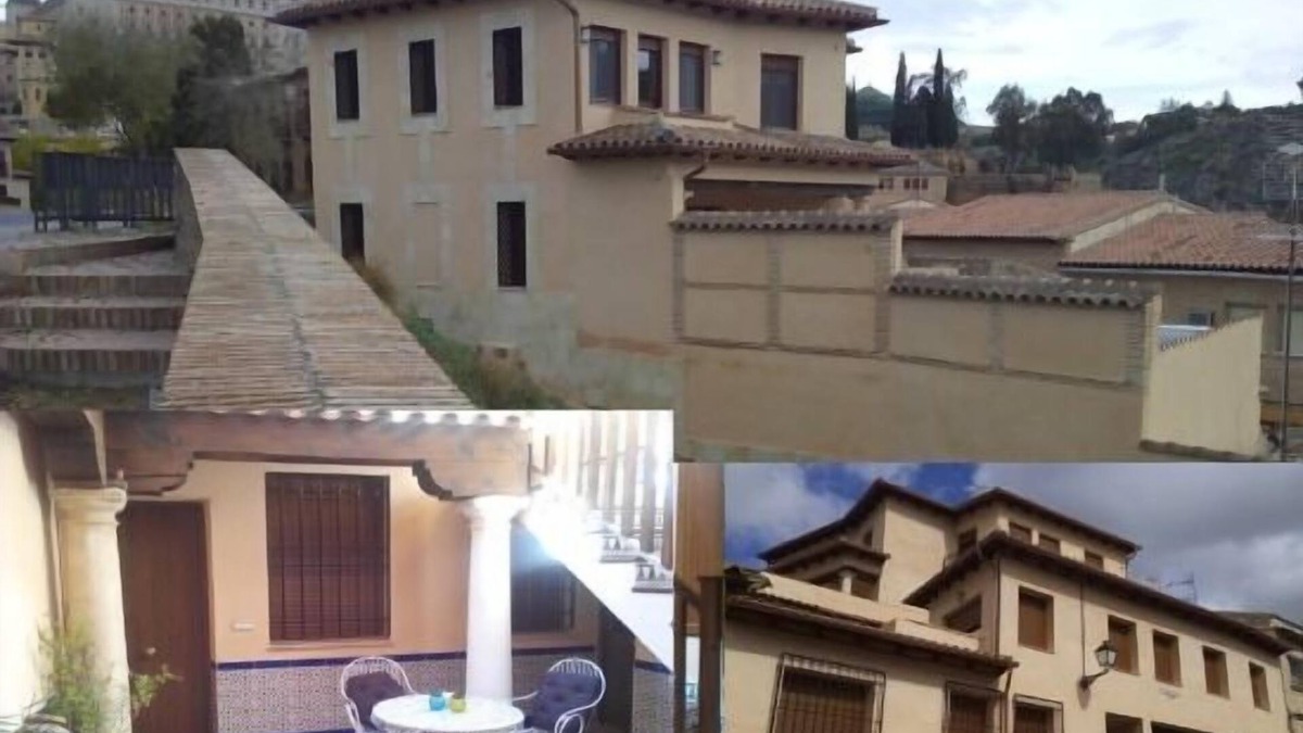 Toledo City Center Apartment | Terrace house in Edif Toledo Magico, ideal for 7 people.