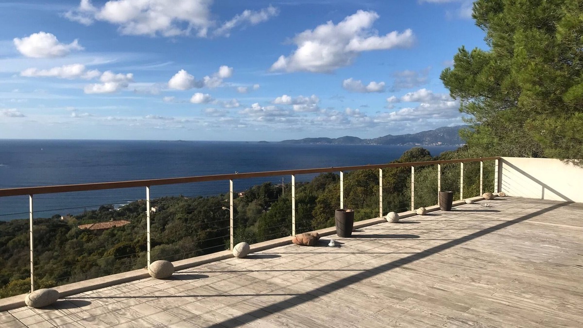 Portigliolo House | Terrace house, view of Ajaccio bay, Iles Sanguinaires. Coti Chiavari Portigliolo