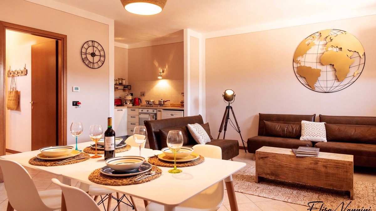 Casciana Terme Lari Apartment | Terrace On The Moon