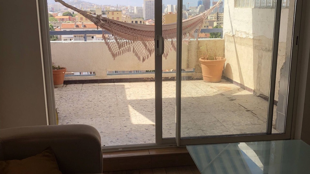 Le Canet Apartment | Terrace with panoramic views of the Frioul islands