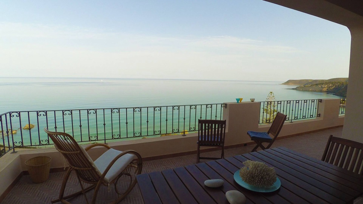 Marina di Gutturu Flumini House | Terrace with the best view