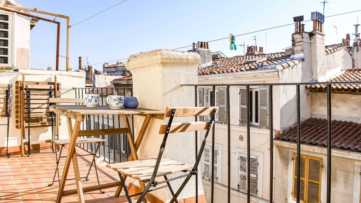 Le Camas Apartment | Terrasse ensoleillée au coeur du Cours Julien