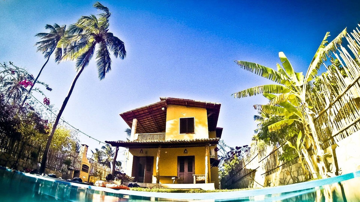 Sao Miguel de Touros House | Terrific 4-bedrooms beach house with AC, WiFi, privacy with green area.
