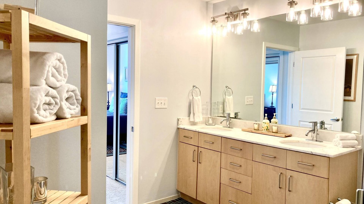 MacGregor Apartment | Texas Medical Center Apt.- Modern 2 Bed-2 Bath: Wifi-Gym-Pool-Safe Bldg.