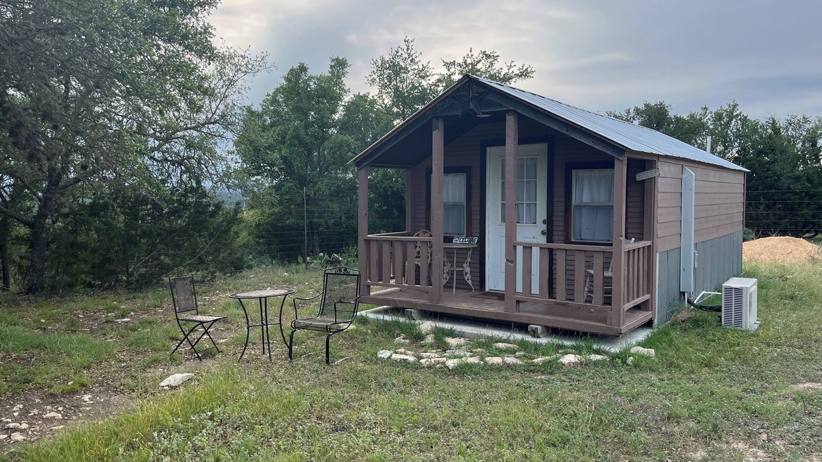 Pipe Creek Cabin | Texas Sage One Room Cabin