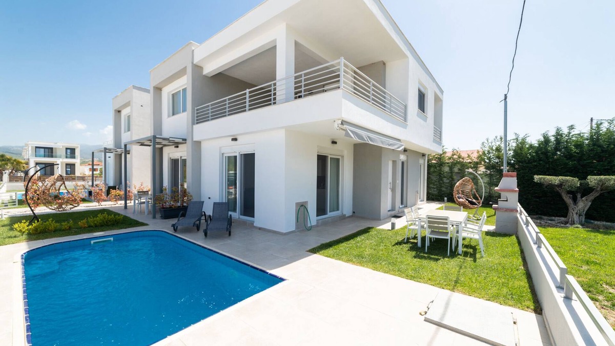 Ofrinion Villa | Thalassa Residential Complex-Three-Bedroom Duplex with Private Pool