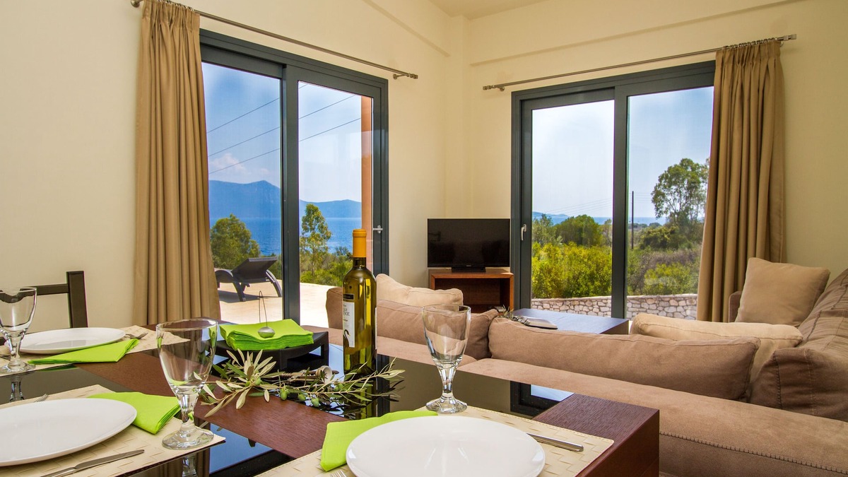 Katomerion Villa | The architecture is a perfect example of the beauty in a typical ionian style