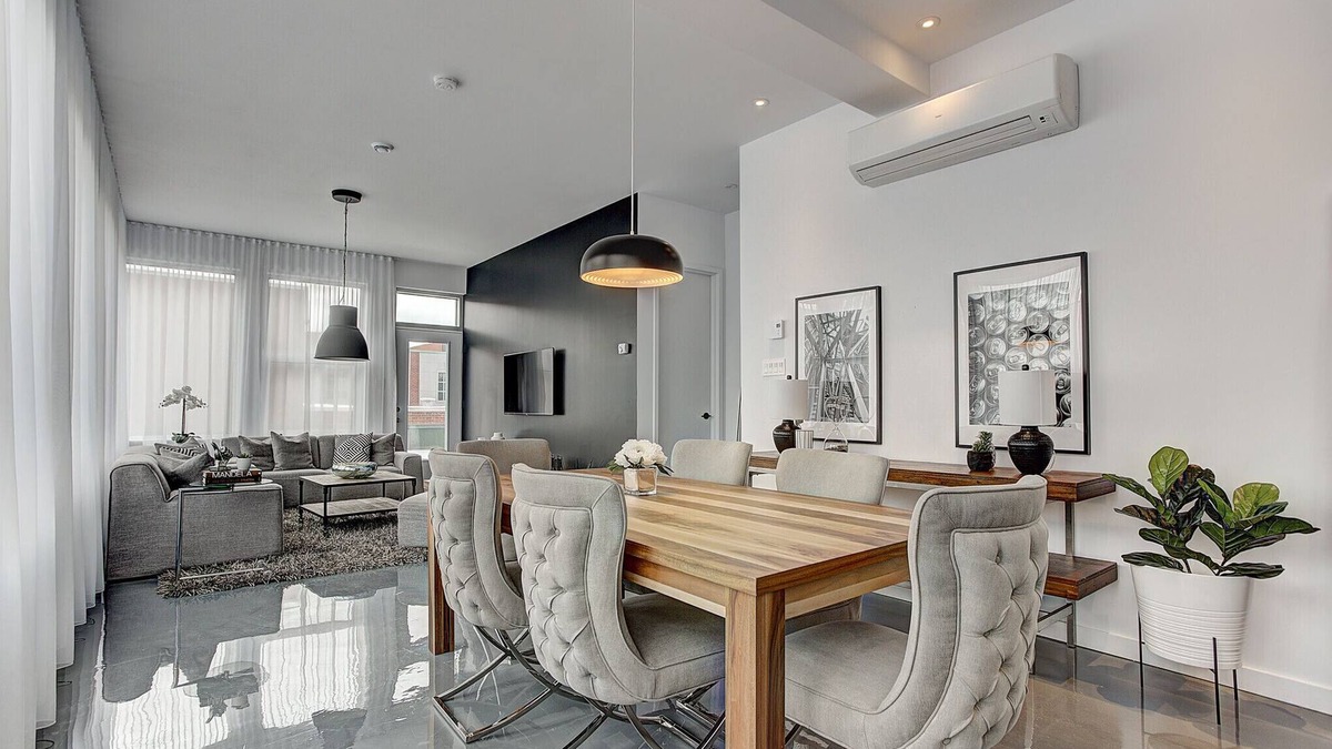 Pointe-Saint-Charles Apartment | THE BOHO CHIC | Two-Bedroom Loft w. Terrace
