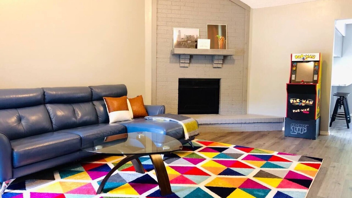 North Richland Hills House | The Book Nook Books Arcade Grill Workspace!