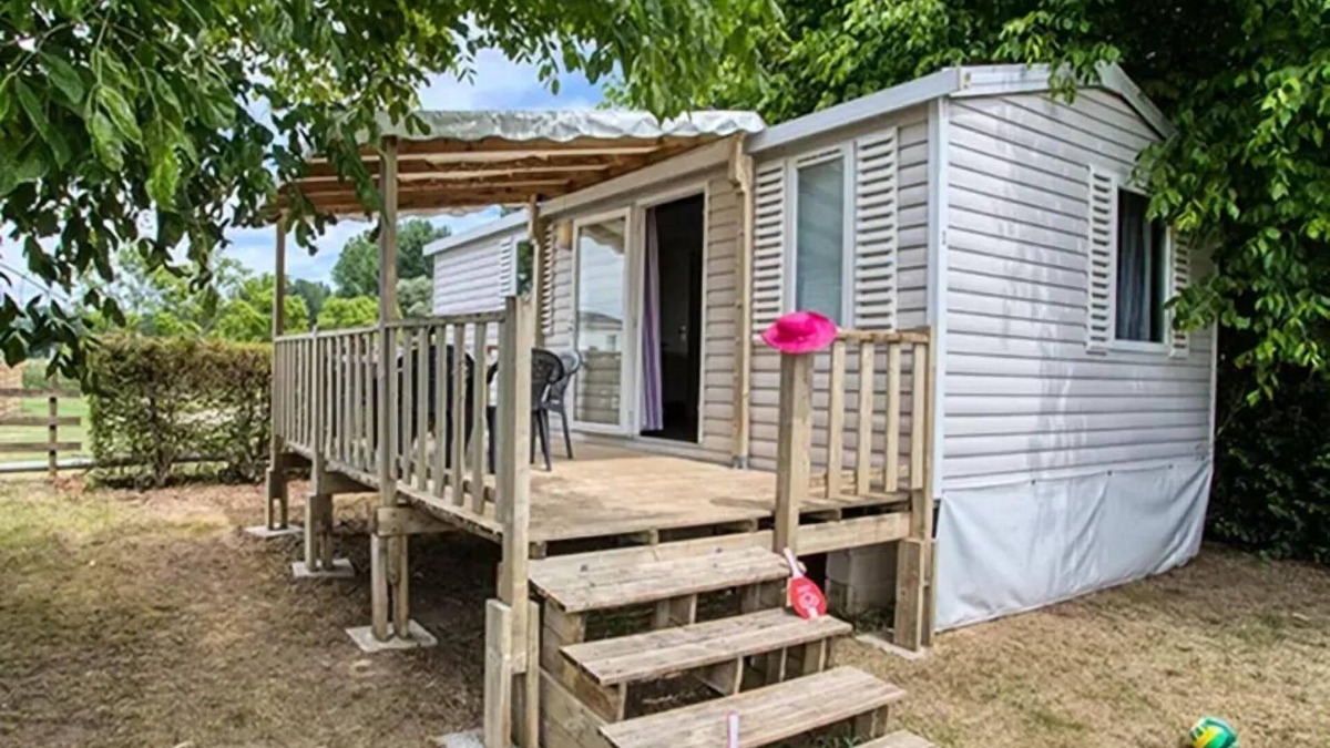 Carsac-Aillac House | The Bories Outdoors * - Mobil home GARONNE Comfort 2ch CLIM TV 6 people