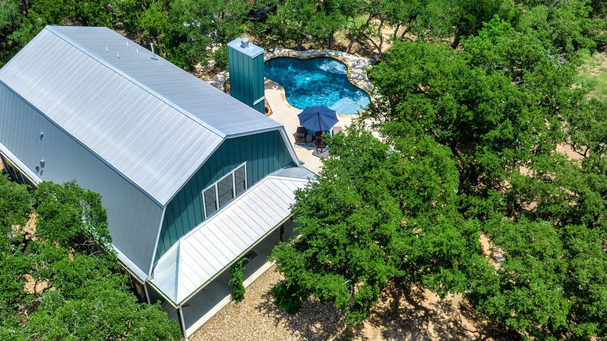 Georgetown House | The Broken Tree Ranch: Barnhouse in the Woods with Pool & RV hook-up