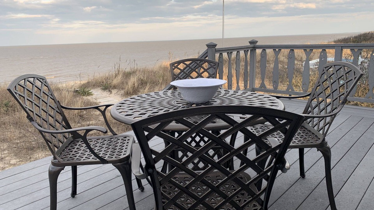 Prime Hook Beach House | The Buoy House, beachfront home on secluded Prime Hook Beach