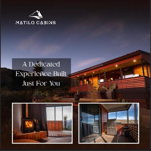 Zoar Apartment | The Cactus Deck by Matilo Cabins Klein Karoo R62 with Hot-tub