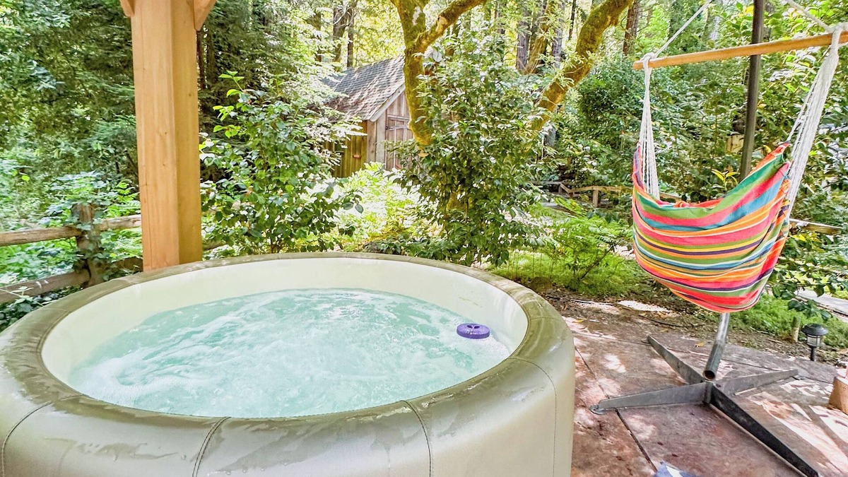 Soquel Cabin | The Coastal Redwood Cabin - Peaceful, serene, with private creek! Dog OK!