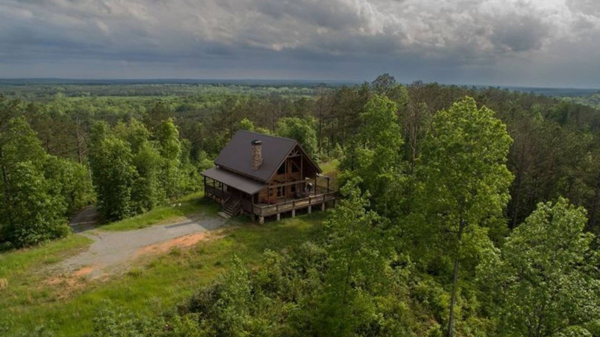 Woodland Cabin | The Cypress Cabin - Solid Wood Log Cabin with Awesome Views!