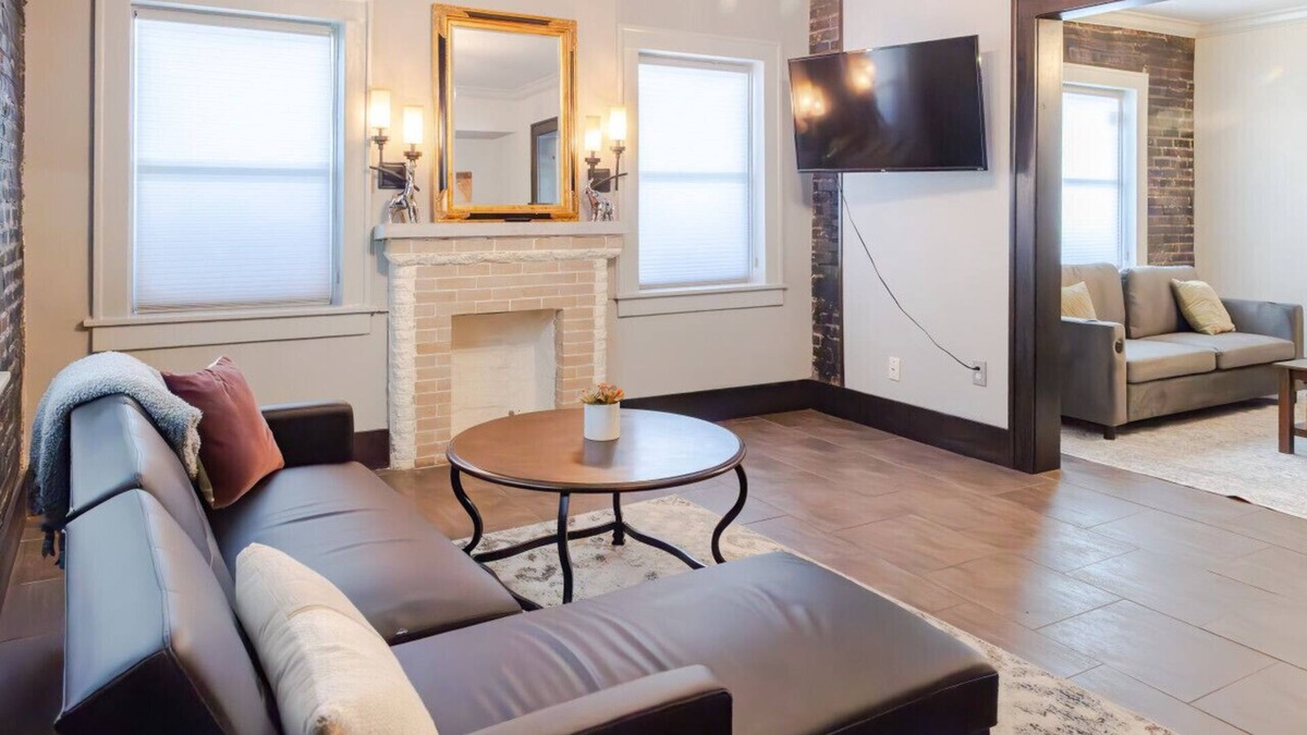 Maple Ridge Apartment | The Dark Heart - Sleek, 1920's Brick Enclosed Apt.