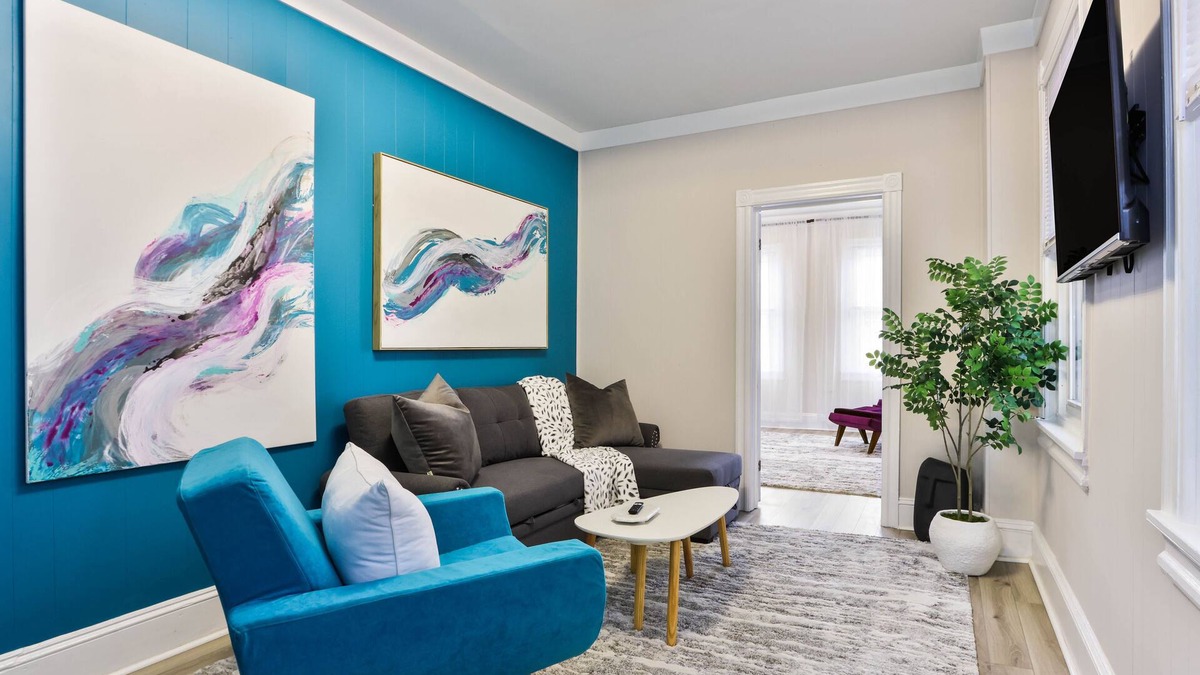 Bethlehem House | The Downtown Hive: Sophisticated stay steps from Main St Bethlehem!