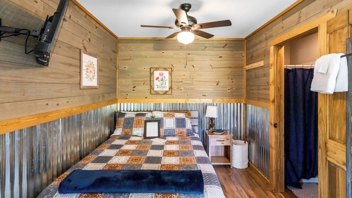 Moravian Falls Cabin | The Fire Cabin sets in the heart of the beautiful Moravian Falls