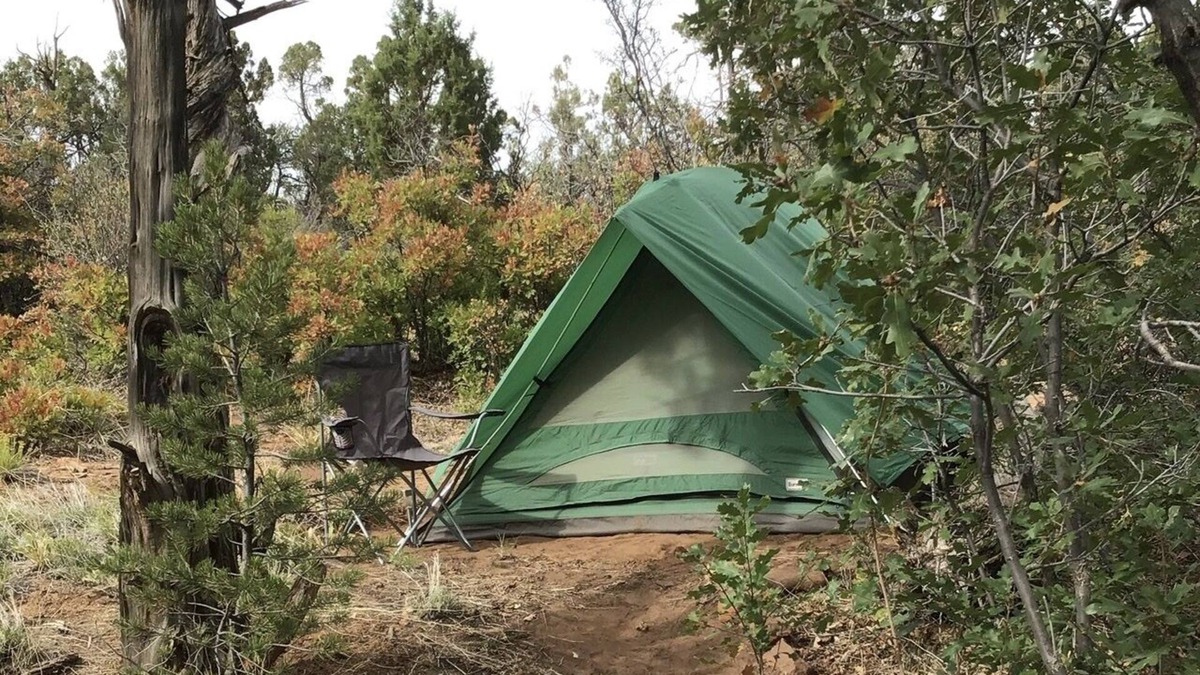 Blanding RV Rental | The Grove, Private tent 1