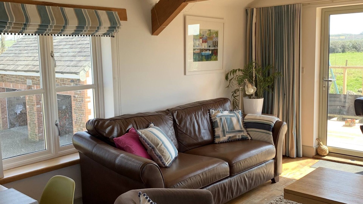 Widemouth Bay House | The Hayloft. Beautiful three bedroom barn near sandy beaches, near Bude.