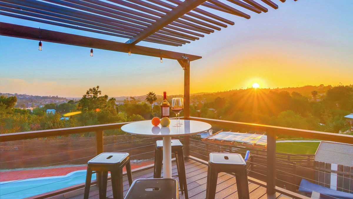 Mount Helix House | The Helix House | Pool & Mountain Views