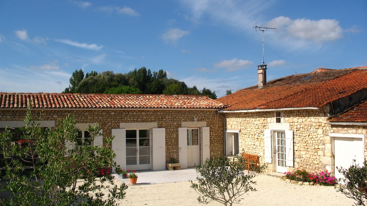 Meursac House | The House Is Situated In The Countryside Amongst Sunflower Fields and Vineyards