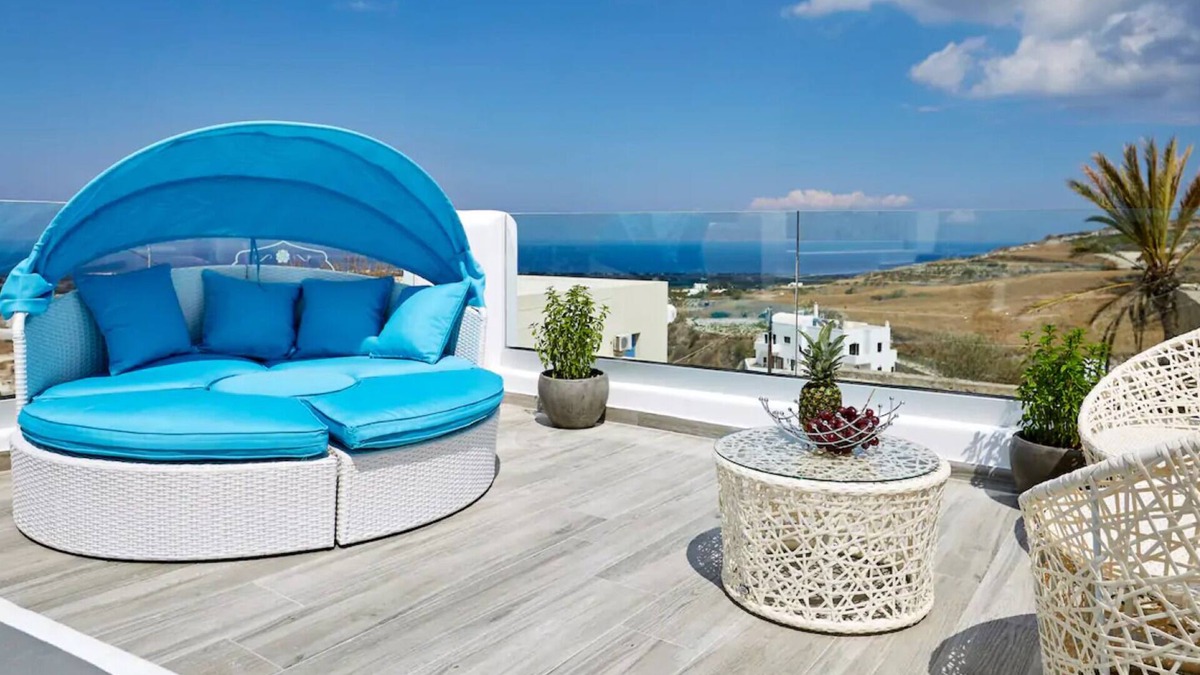 Messaria Villa | The King's Throne house with Jacuzzi & Sea view