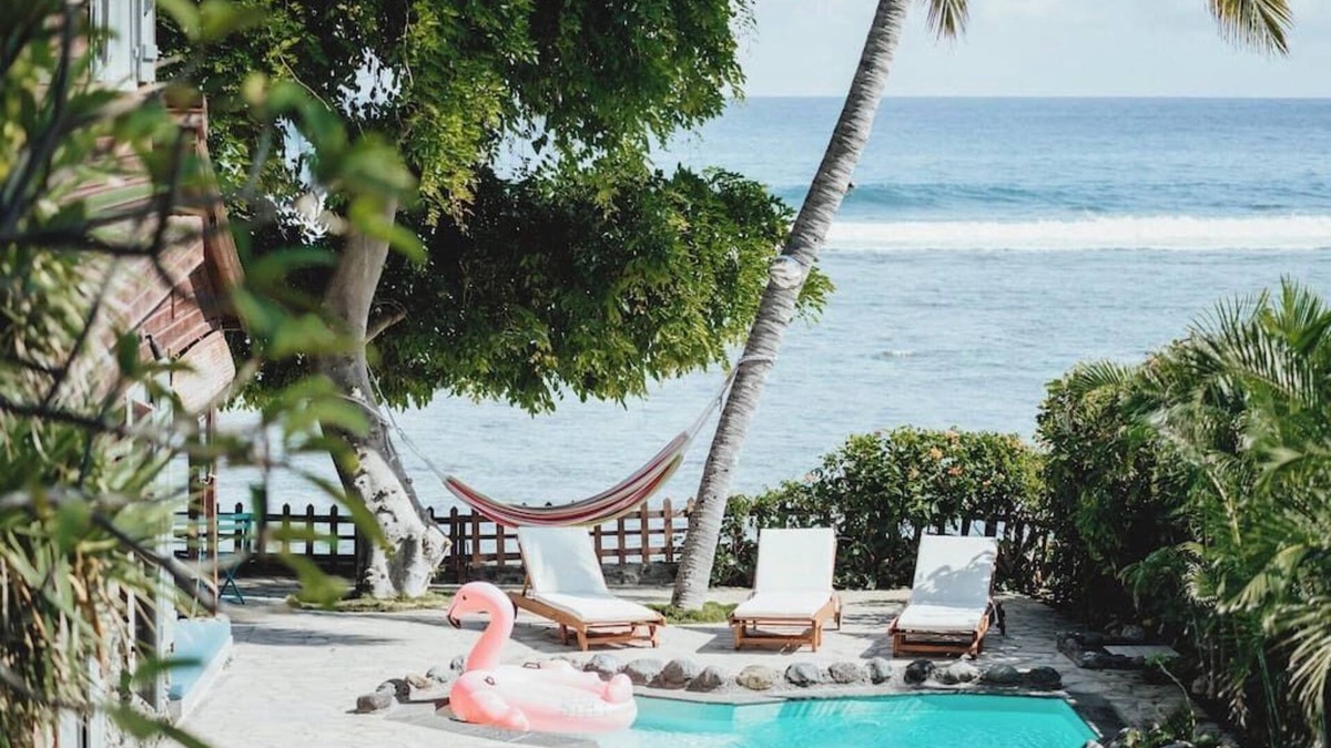 St Gilles-les-Bains Villa | The Lagoon Sands Villa (beachfront with pool)
