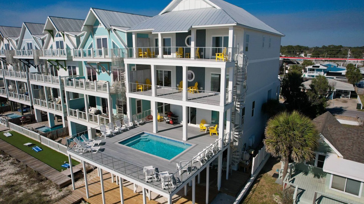 Bel Air House | The Lazy Coconut! Brand New Beach Front 8BR Pool sleeps 24