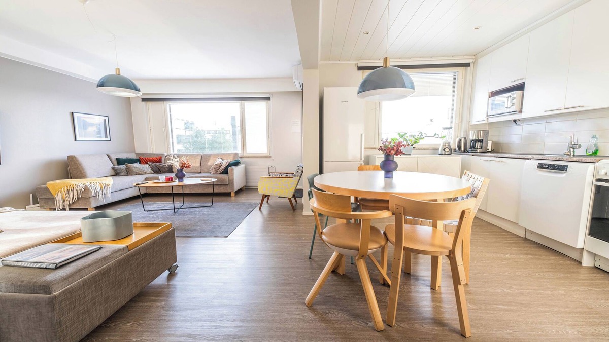 Rovaniemi Apartment | The luxury and cozy 2 bedroom for family and friends in Downtown Rovaniemi