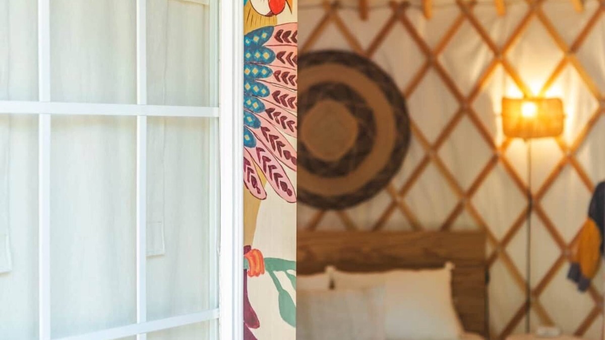 Lakeway House | The Macaw yurt