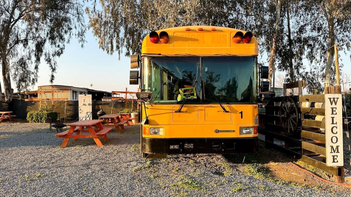 Visalia House | The Magic Skoolie Outdoor Glamping in Visalia