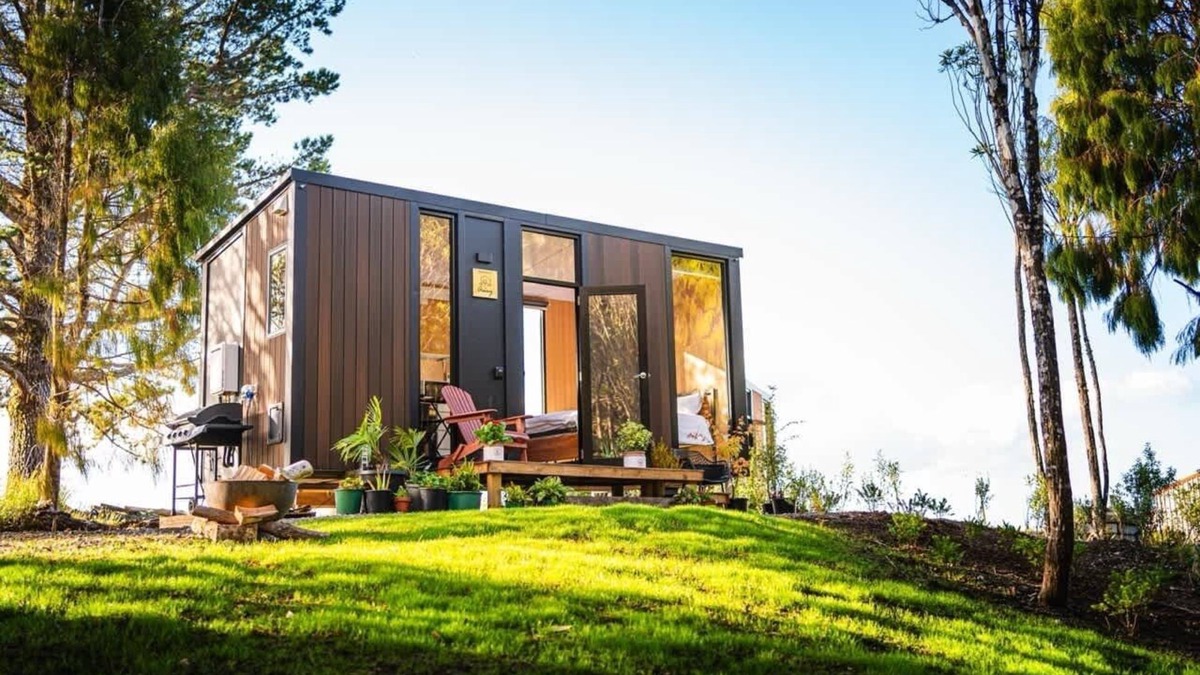 Mangorei House | The Mini Mountain Hut 2 by Tiny Away