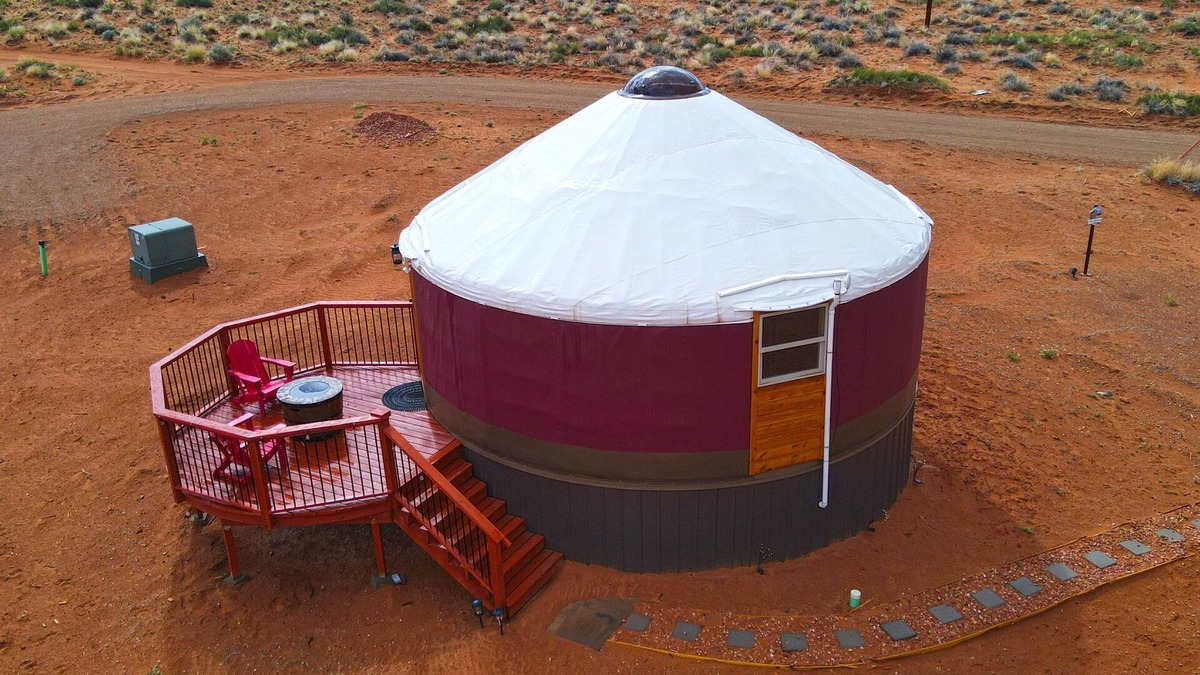 Big Water Apartment | The "Mystic Yurt" privacy and comfort in the heart of Lake Powell activities!