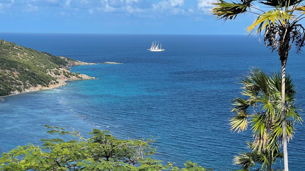 Great Camanoe Island Cottage | The Palms - Charming Cottages with view of Cam Bay on Great Camanoe