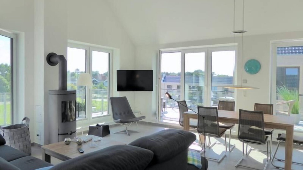 Dangast Apartment | The penthouse "Kiebitz" spoils you with a unique equipment!