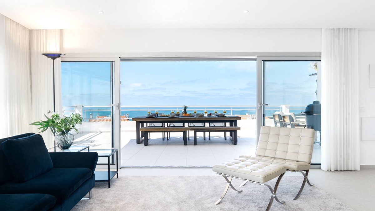 Nazare Condo | The Penthouse - Private Heated Pool and Sea View Terrace