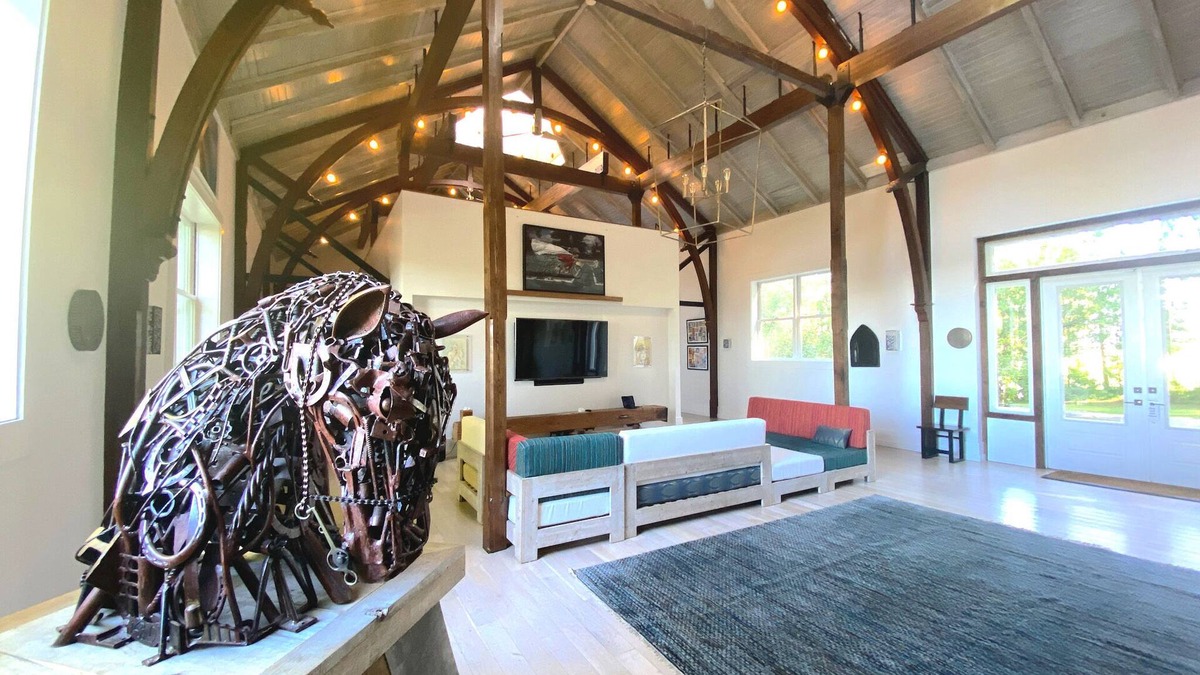 Lenox Dale House | The Playhouse: 7,000 Sq Ft of Berkshires Modern Luxury & History
