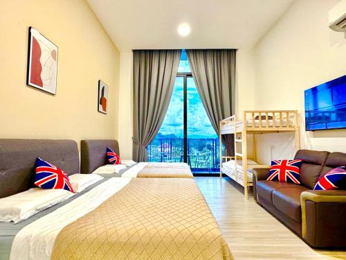 Taman Charming Apartment | The Podium-Studio-Free 1 Parking-6 Pax-D323B