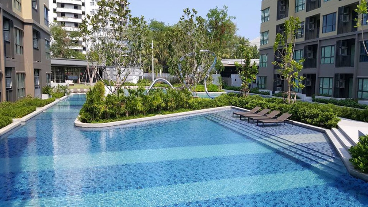 Cha-am Apartment | The Relaxing Room Pool Access at Rain Resort Condominium Cha Am- Hua Hin