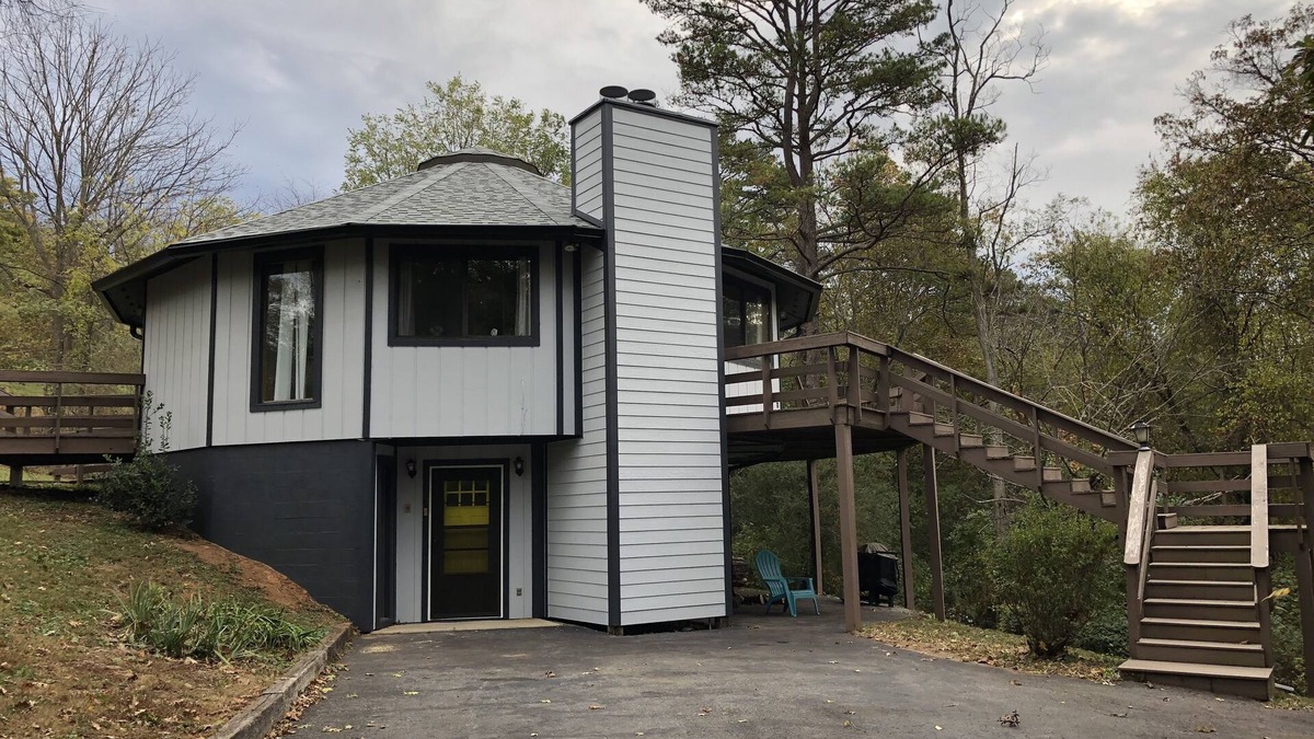Asheville House | The "Round House" provides modern country living with easy city access!